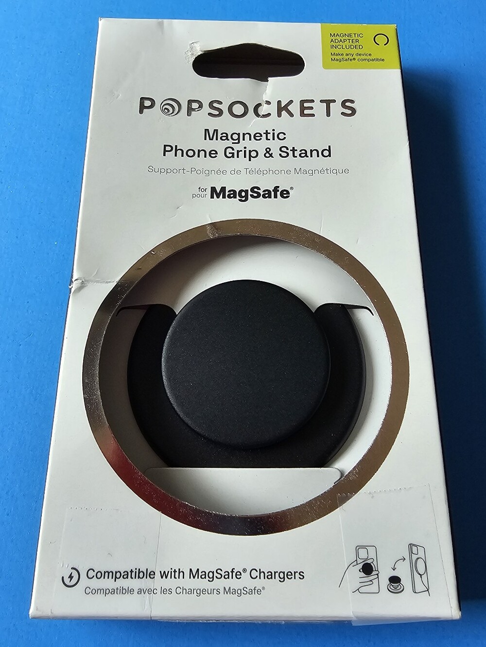 Popsocket - Black MAGSAFE Round PopGrip